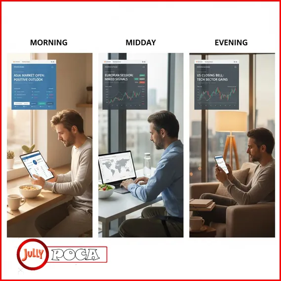 a simple daily routine built around strategic financial news and policy briefs