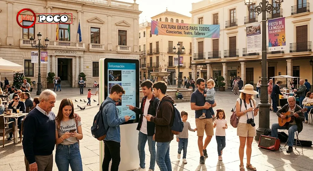 Residents in Almería use digital event platforms to plan social, cultural, and civic participation.