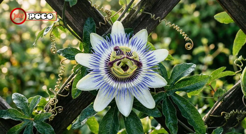 blue passion flower