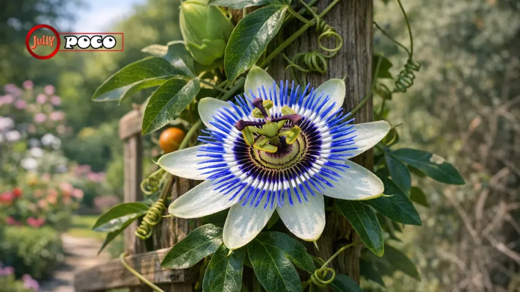 blue passion flower