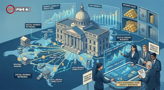 How do central banks govern the banking industry? check all that apply.